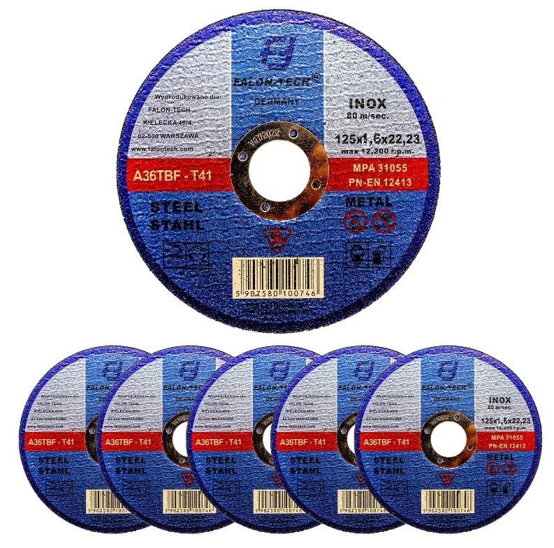 

Tarcza Do Cięcia Metalu Tarcze 125x1,6mm Inox Ft