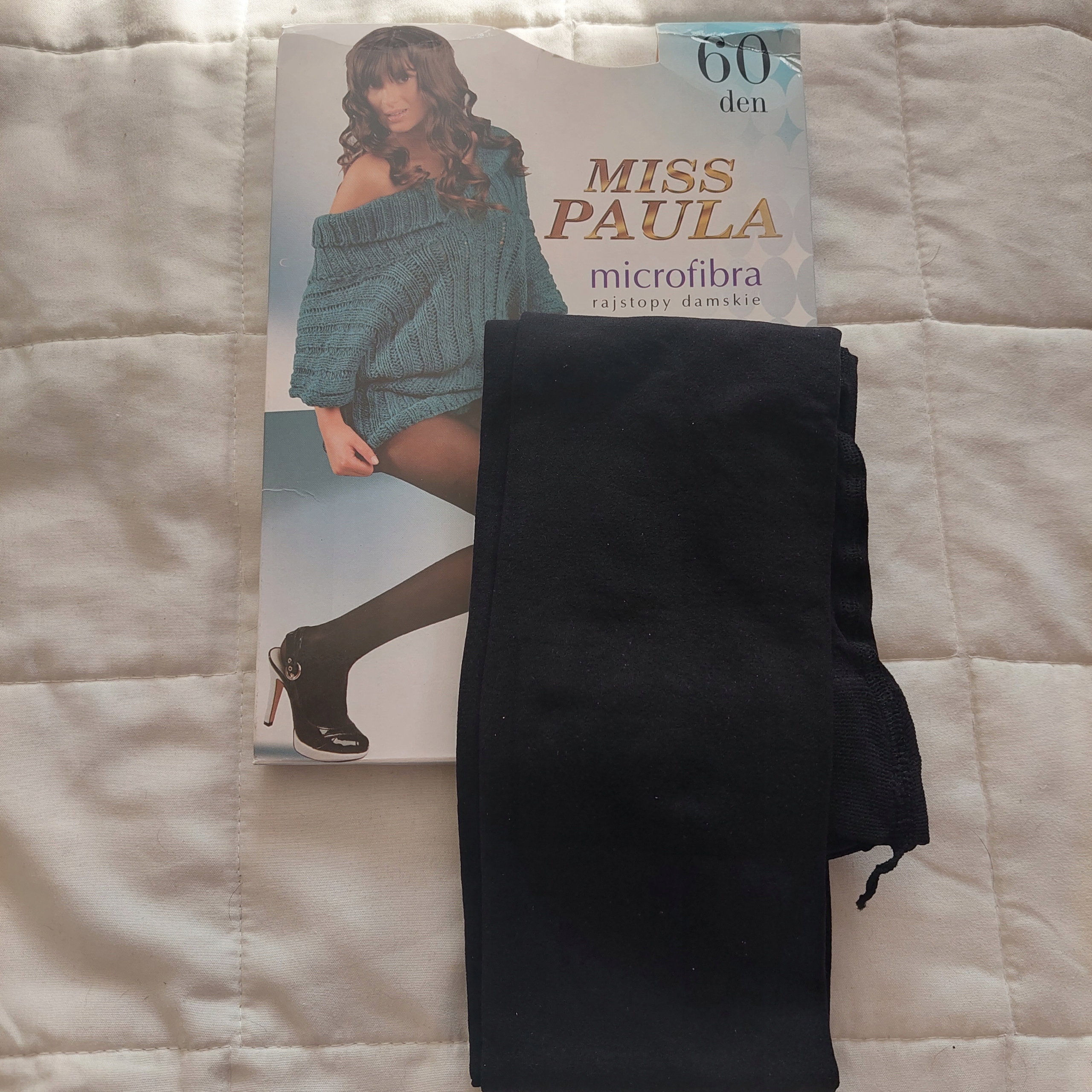 

nowe rajstopy microfibra Miss Paula 60 Den XL-4