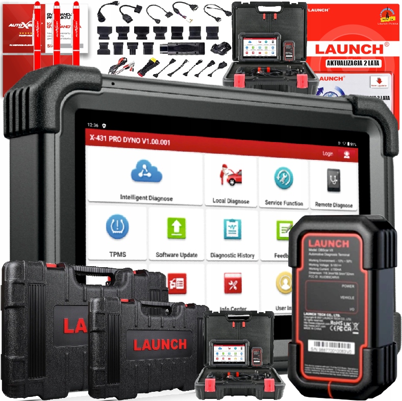 Launch X431 Pro DYNO+2 kufre Nový Model 23r J.pl