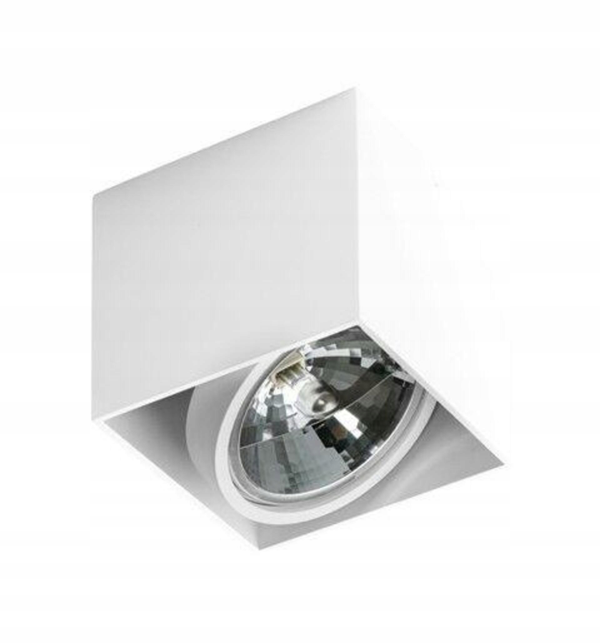 Stropné prisadené bodové svietidlo AZzardo Alex white AZ1359 QR111 G53 1x50W