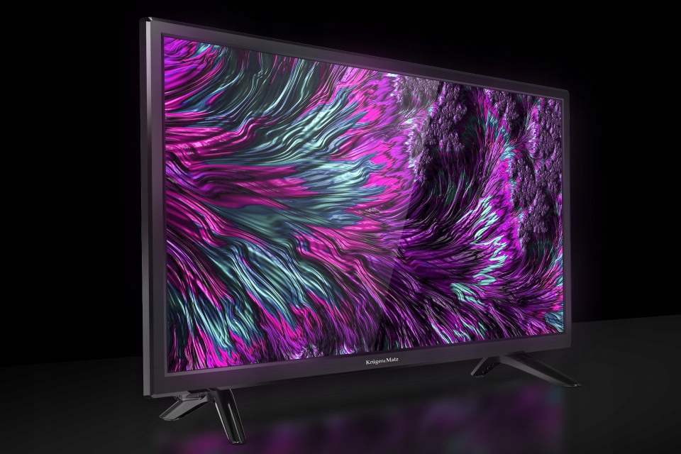 TELEWIZOR 24'' LED SMART TV VIDAA WI-FI NETFLIX DVB-T2 HEVC KRUGERMATZ Przekątna ekranu 61 cm