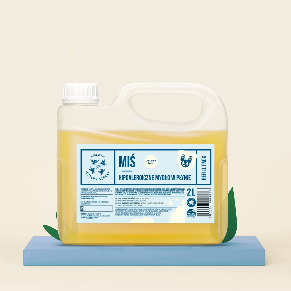 Mydło Mydlarnia Cztery Szpaki 2000 ml Miś