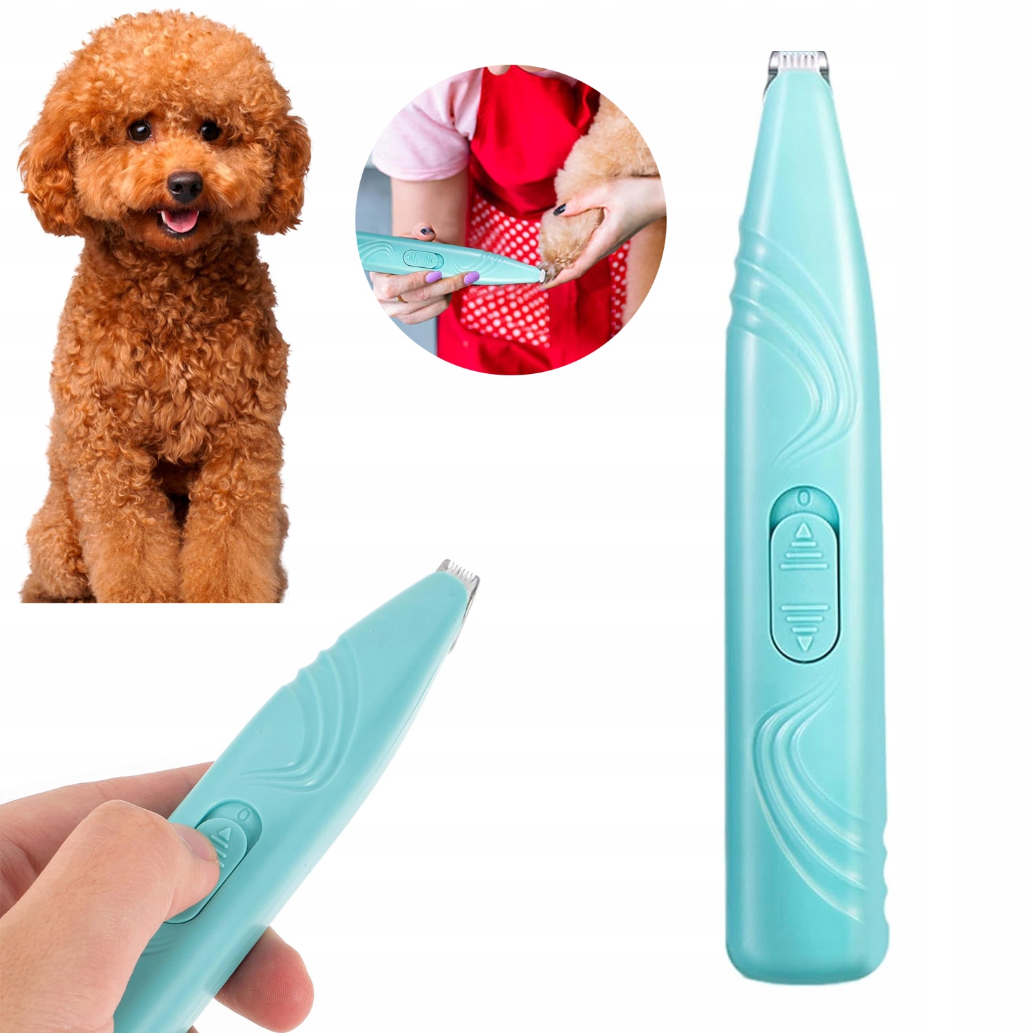 Levně Mini Elektrický Střihák Pro Psy A Kočky Na Srst A Drápy, Bezdraúový, Tichý