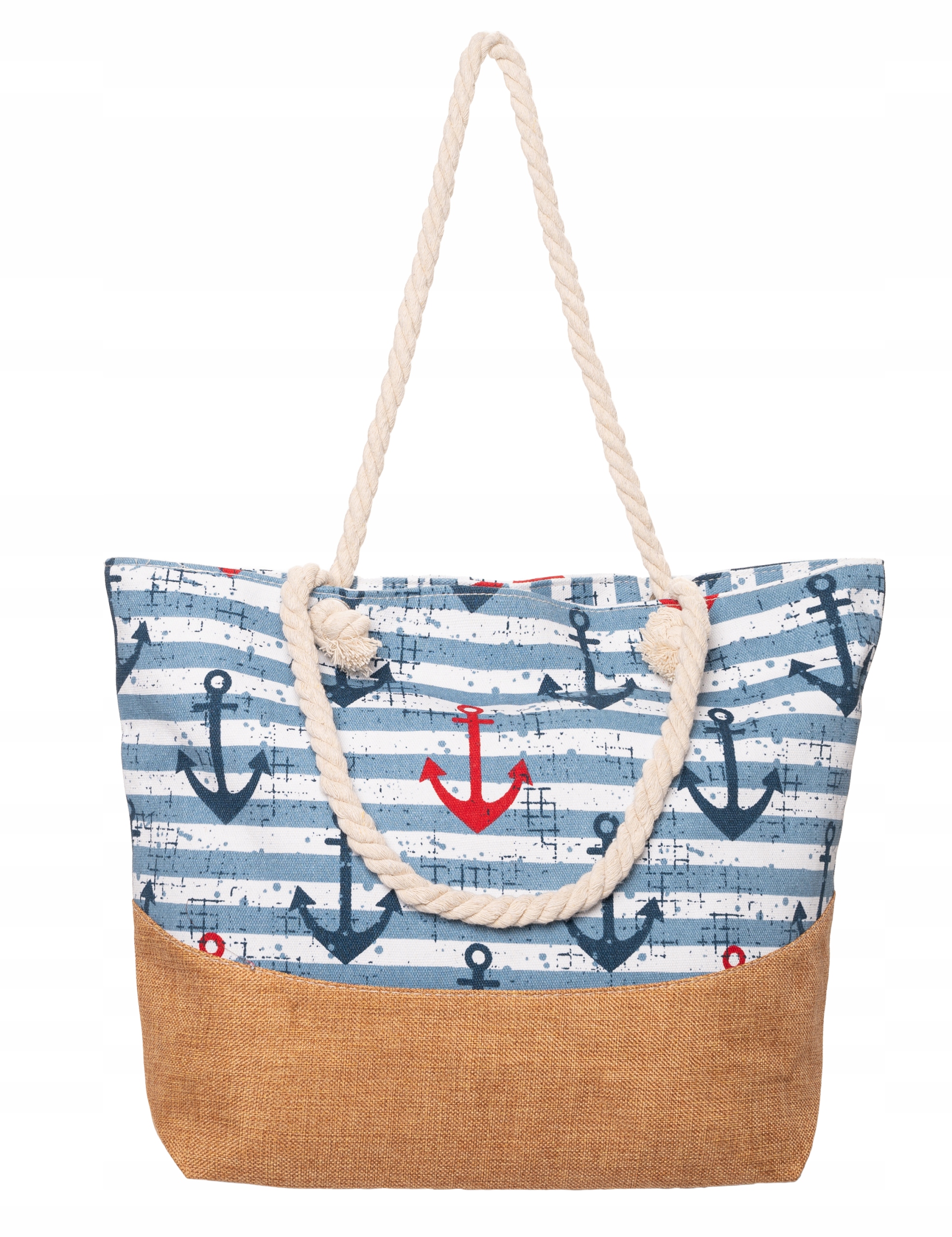 TORBA PLAŻOWA MIEJSKA SHOPPER NA PLAŻĘ PIKNIK