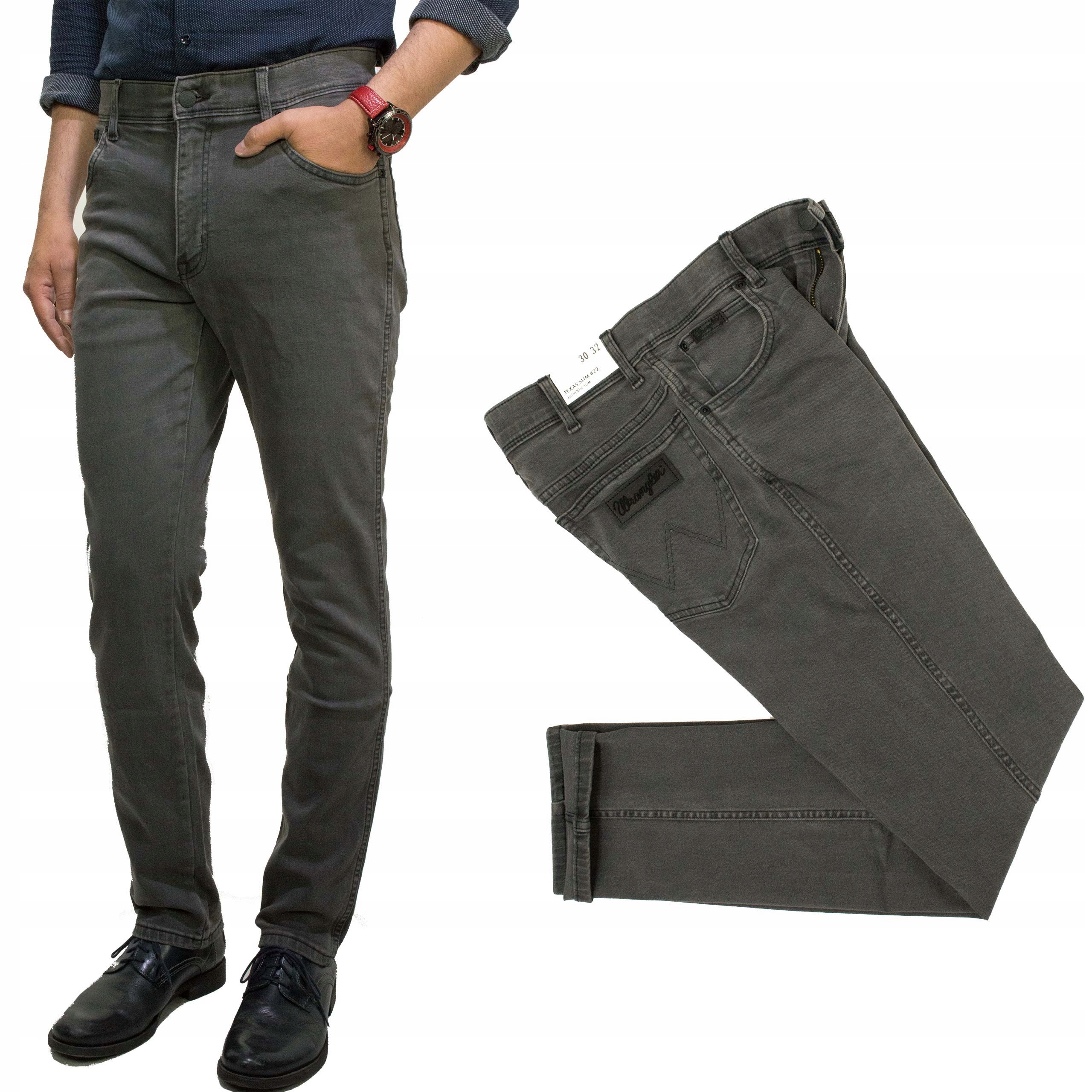Wrangler Texas Slim Whispered Wash pánské džíny rovné kalhoty W32 L32