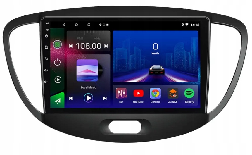 RADIO GPS ANDROID WIFI HYUNDAI I10 2007-2013 16GB