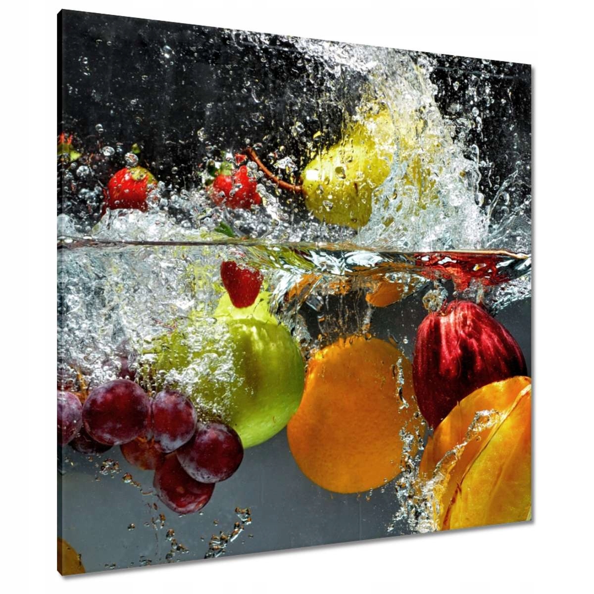 Obrazy 90x90 Ovoce padající do vody