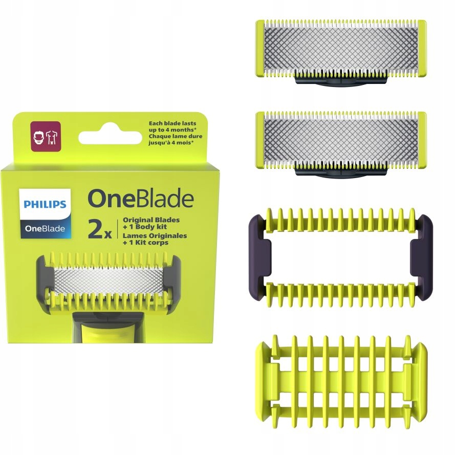 Philips OneBlade Face Body QP620/50 Zestaw wkładów do golarek