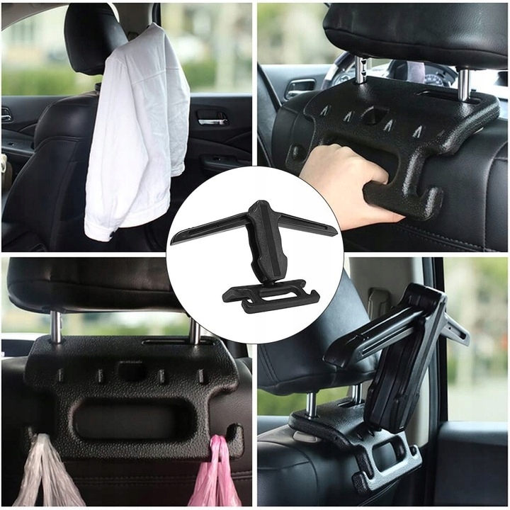 SAMOCHODOWY WIESZAK NA UBRANIA UCHWYT NA ZAGŁÓWEK Rodzaj wieszaki