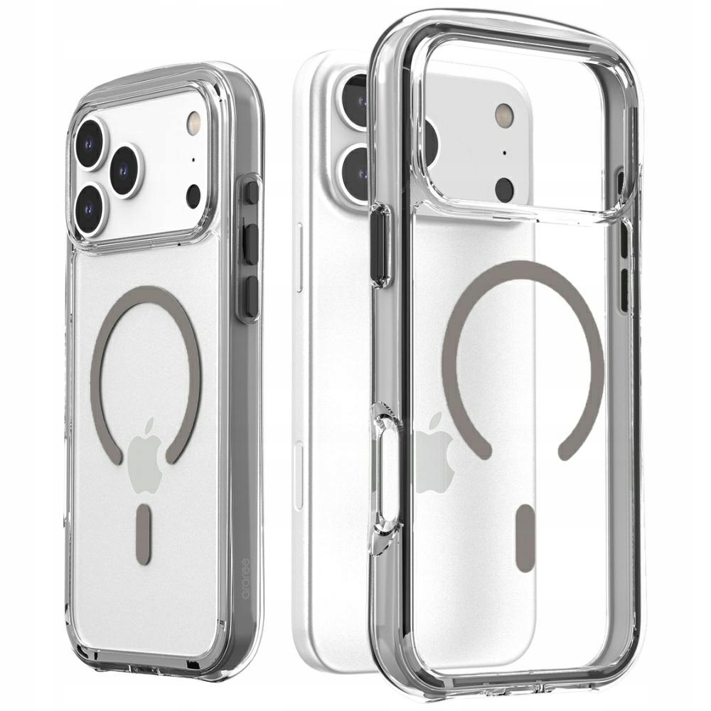Pouzdro Araree Duple M Air MagSafe pro iPhone 17 Pro Max, šedé