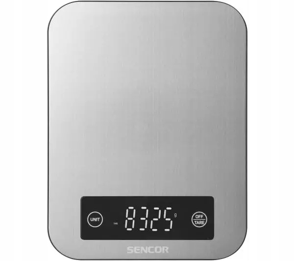 Waga kuchenna elektroniczna Sencor Sks 7100SS Tarowanie 10kg