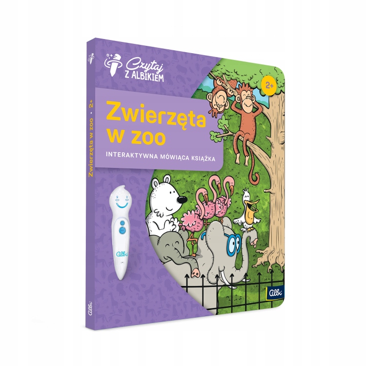 CZYTAJ Z ALBIKIEM ZESTAW ZWIERZĘTA W ZOO + PIÓRO ALBI ALBIK zestaw z Piórem Autor Lucie Krystlikova