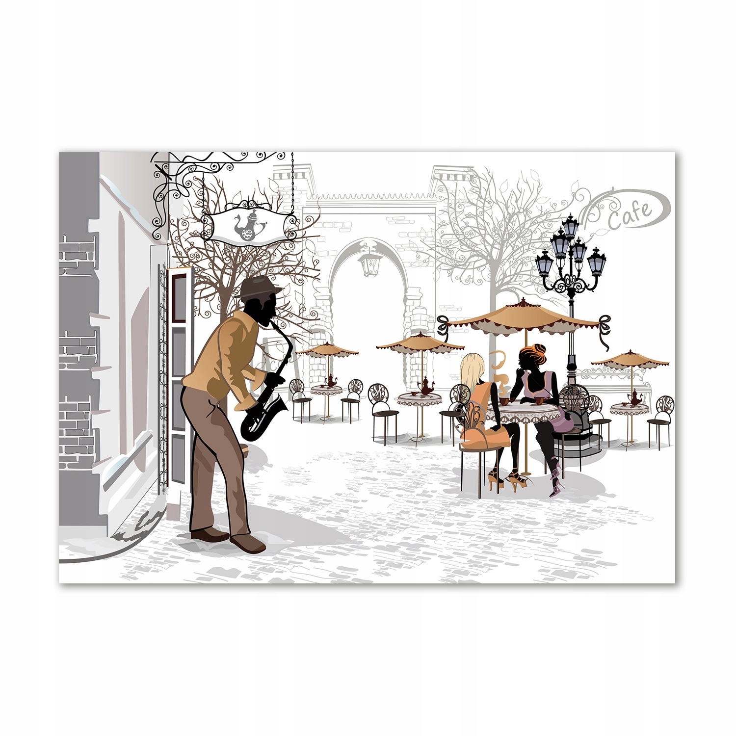 

Foto obraz szkło akrylowy Muzyk uliczny 100x70 cm