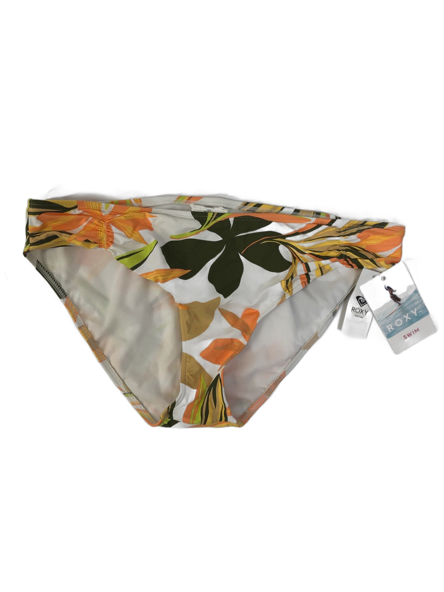 Dámské bikiny Roxy Hipster Beach Classics bílé, spodní část kostýmu