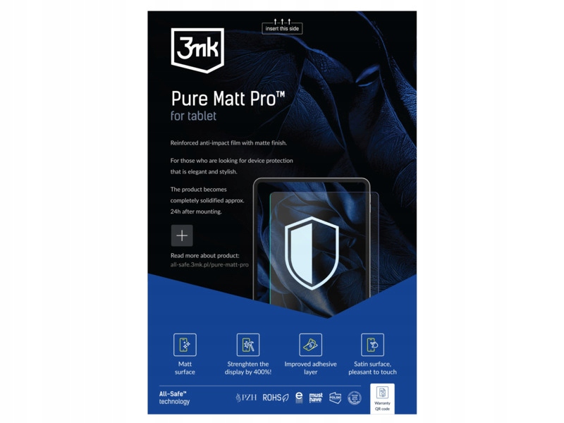 Folia ochronna 3MK Pure Matt Pro