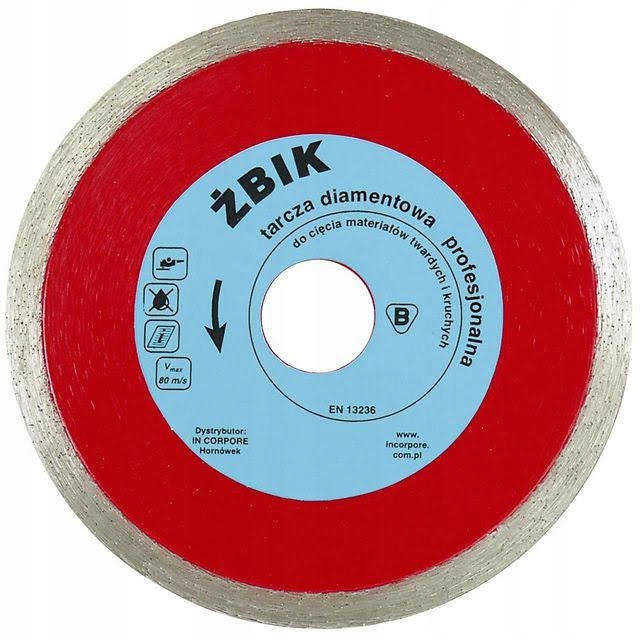 Tarcza Diamentowa Gładka Żbik 230MM TD-230 Żbik