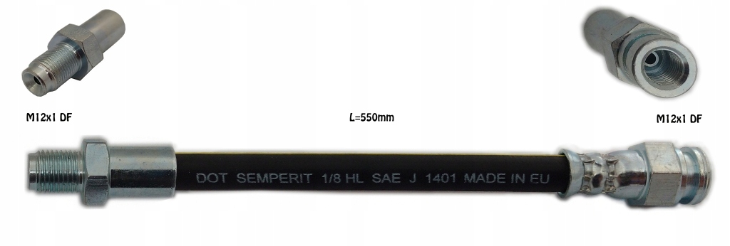 D10145 flexibilní brzdová hadice Deutz 01129145