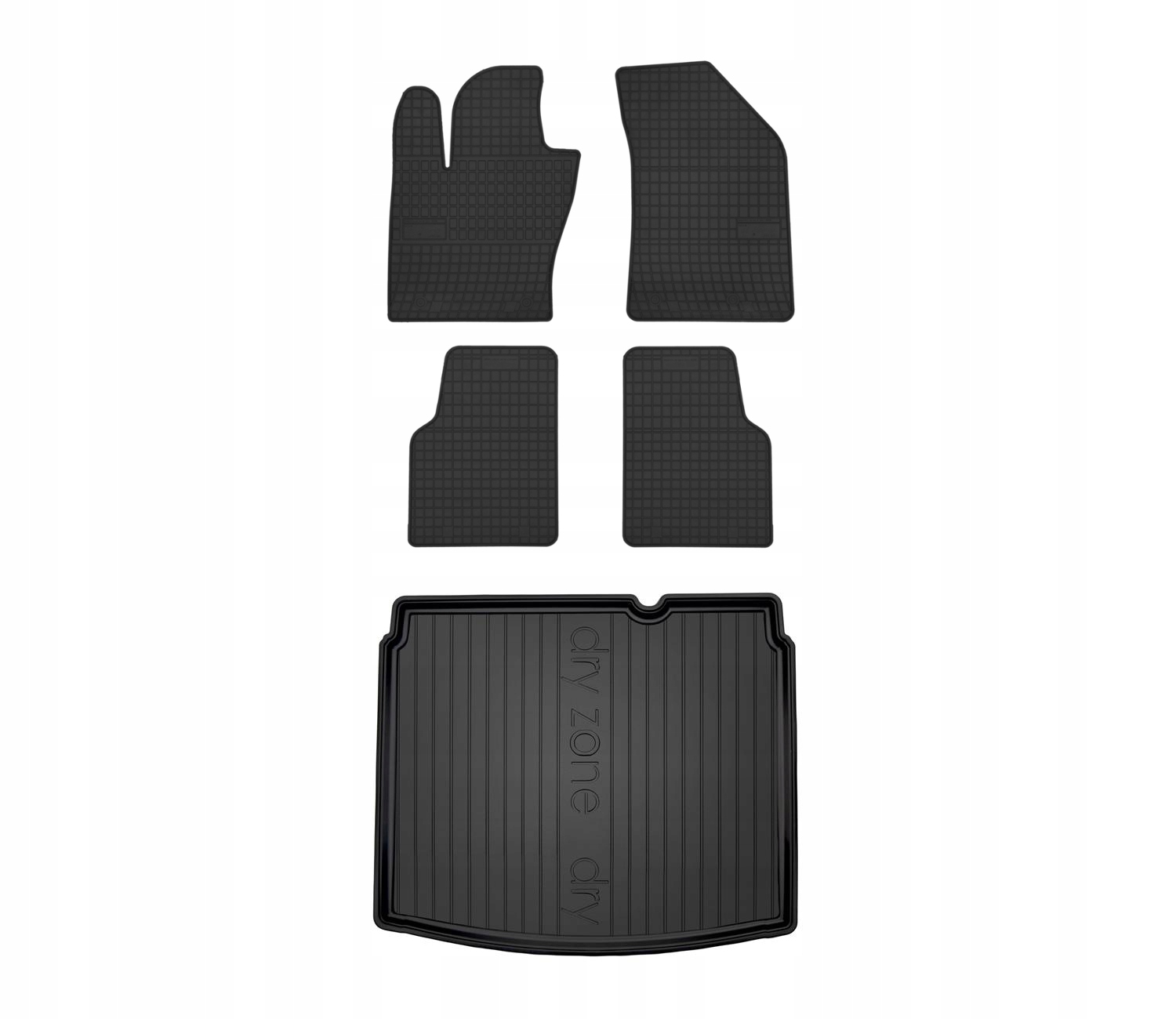 Gumové rohože rohožka do batožinového priestoru Jeep Compass II 16- spodná