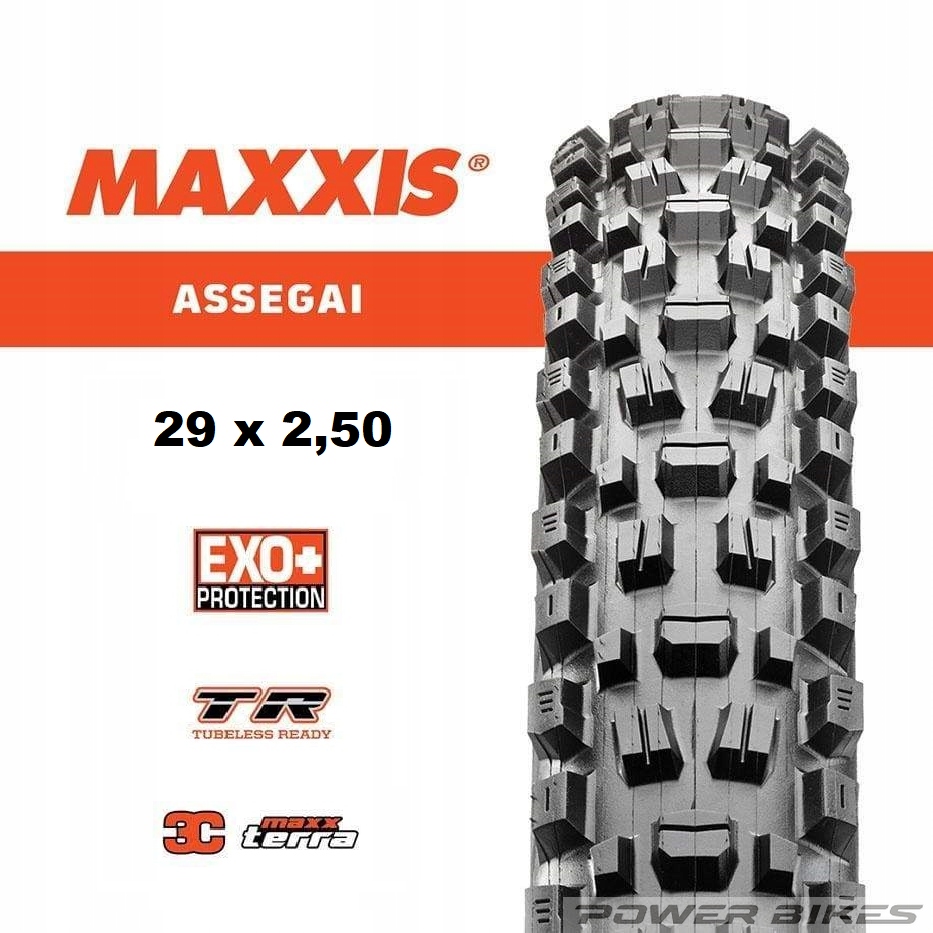 Pneumatika Maxxis Assegai 29x2,50 Exo+ MaxxTerra