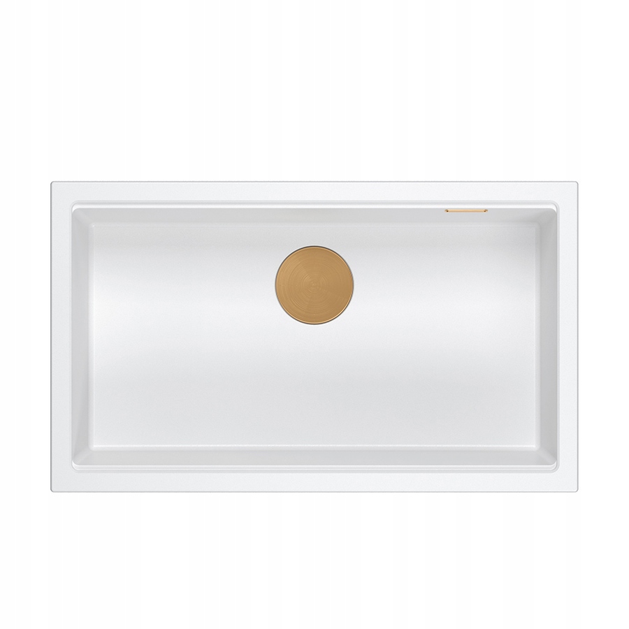 Quadron Drez Logan 110 Drez Závesný Granit Biely Meď 76x45 cm