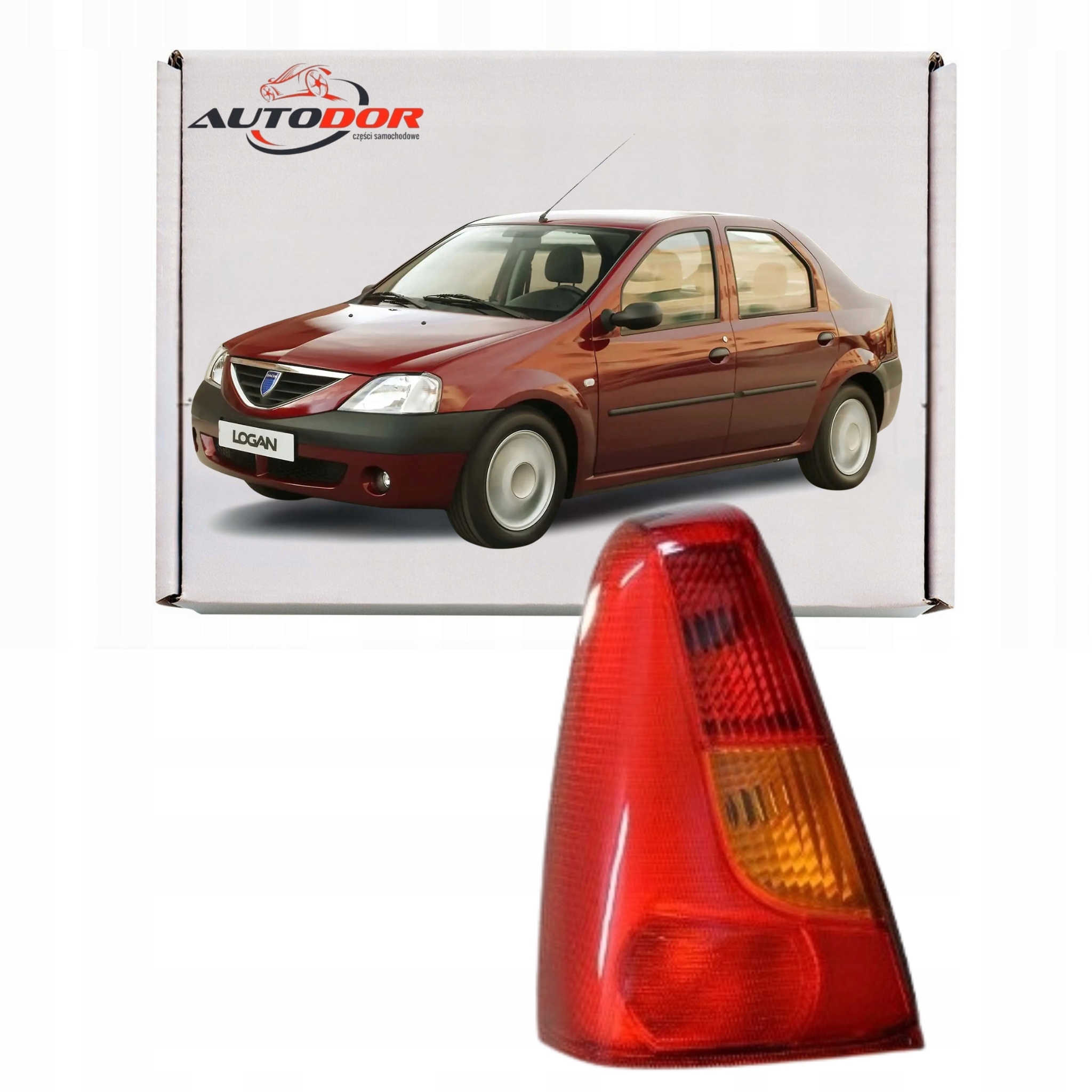 Dacia Logan Sedan 2004-2009 Zadní Světlo Levé Zadní Světlo Nová 6001549148