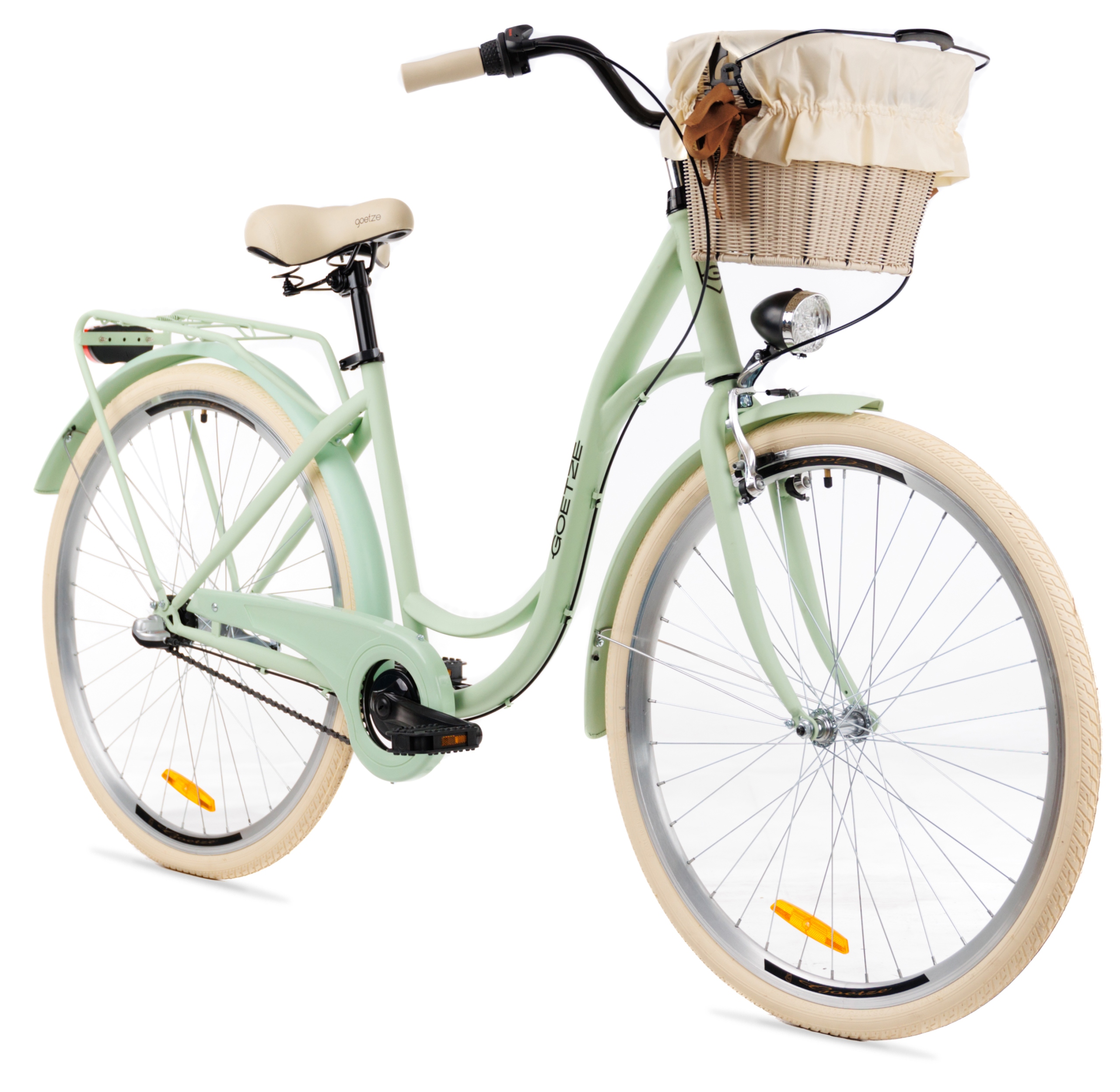 Rower miejski Goetze Style 28 3b+kosz Lekka Damka