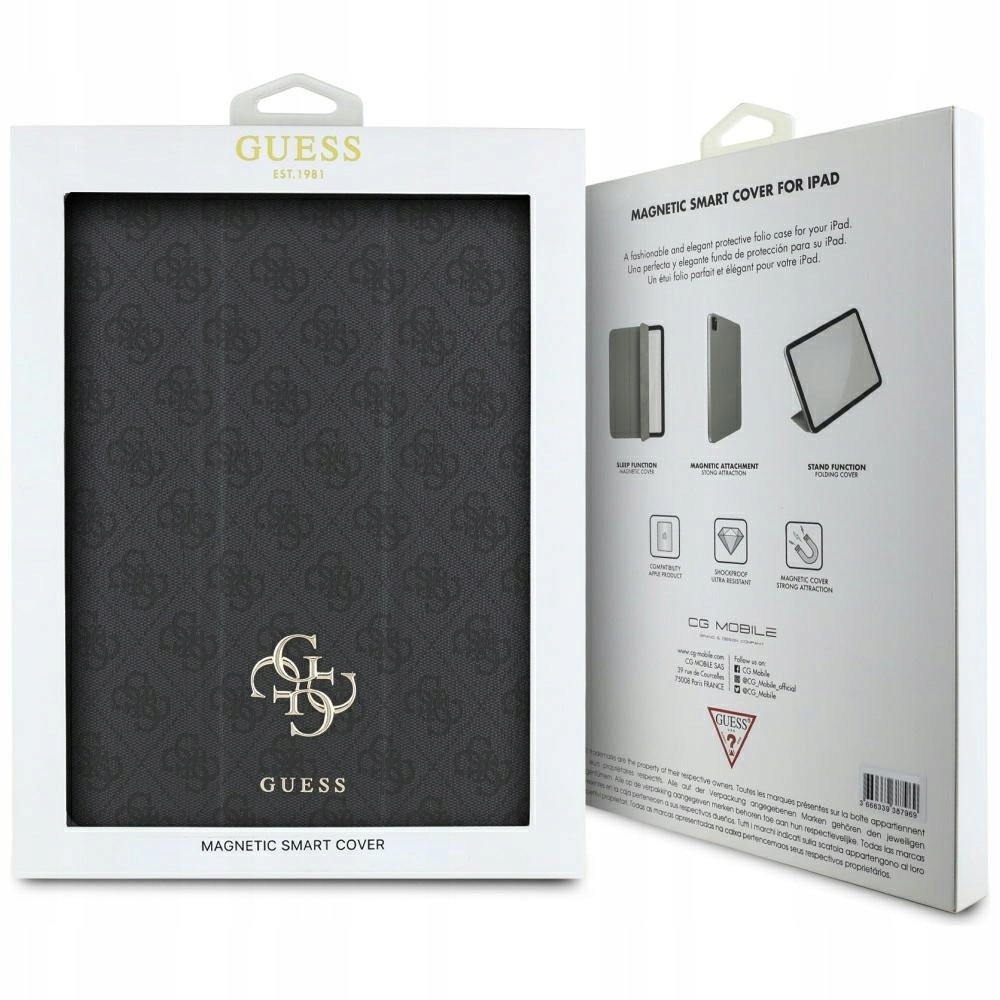 Pouzdro Guess pro iPad Pro 13" 2024, pouzdro Tenké Magnet pouzdro s klopou