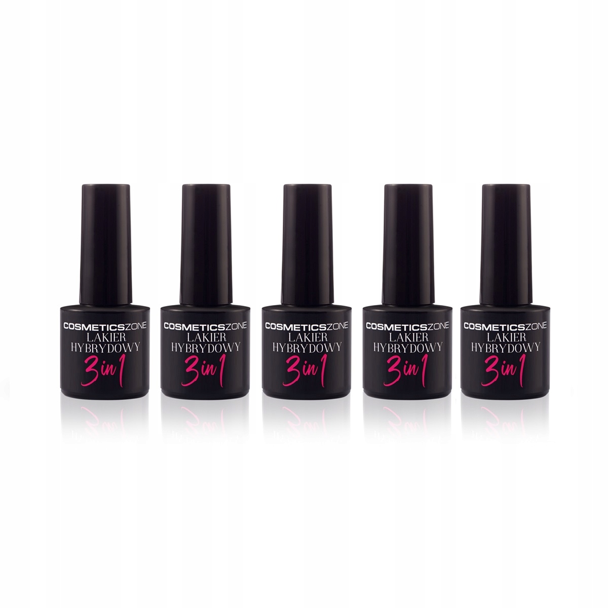 

Cosmetics Zone Lakier Hybrydowy 3IN1 3W1 4+1GRATIS