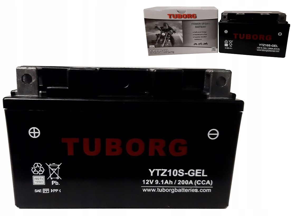 

Akumulator Tuborg YTZ10S-GEL 12V 9Ah 200A