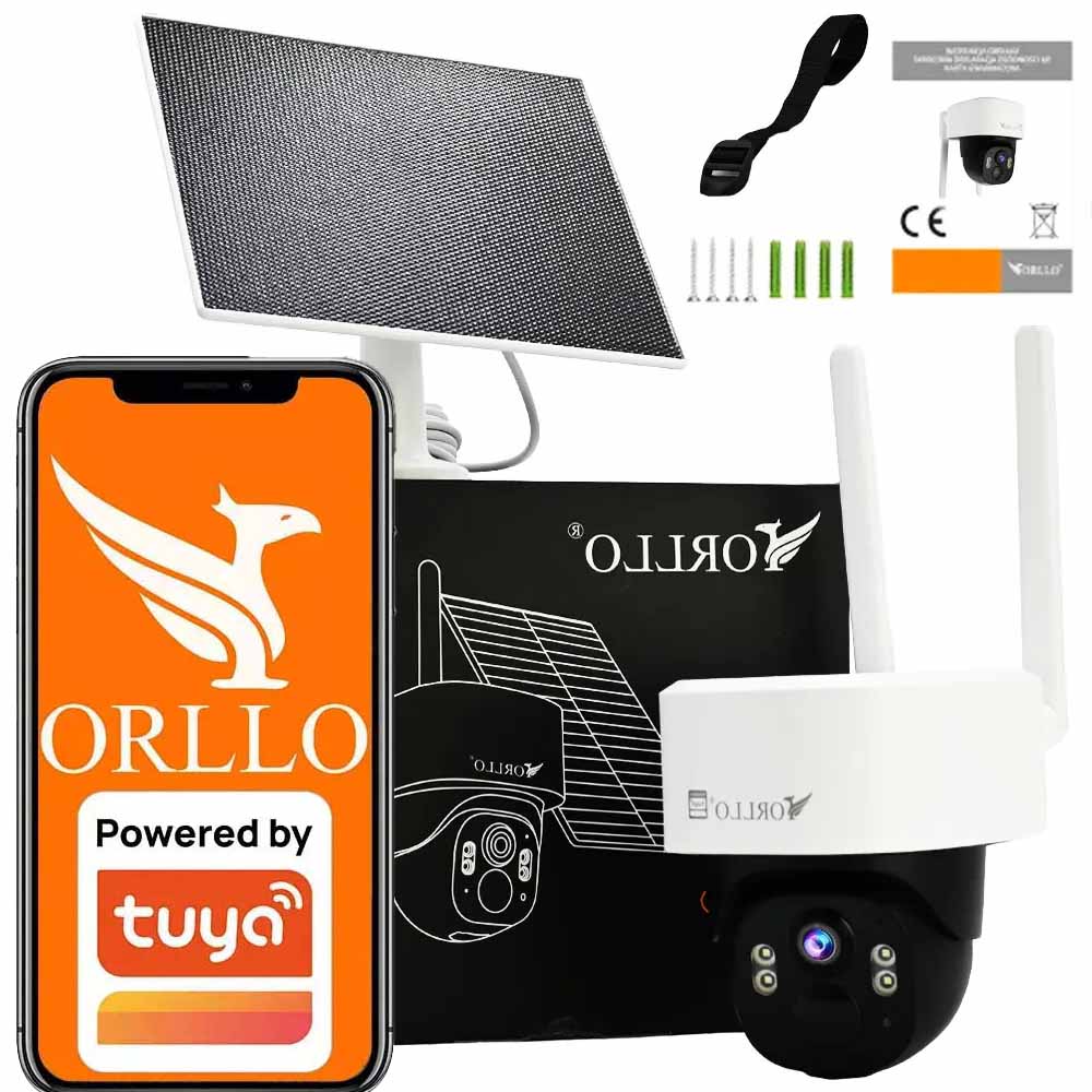 Vonkajšia 4G Lte kamera Orllo TZ1 s oblakom Sim solárny panel