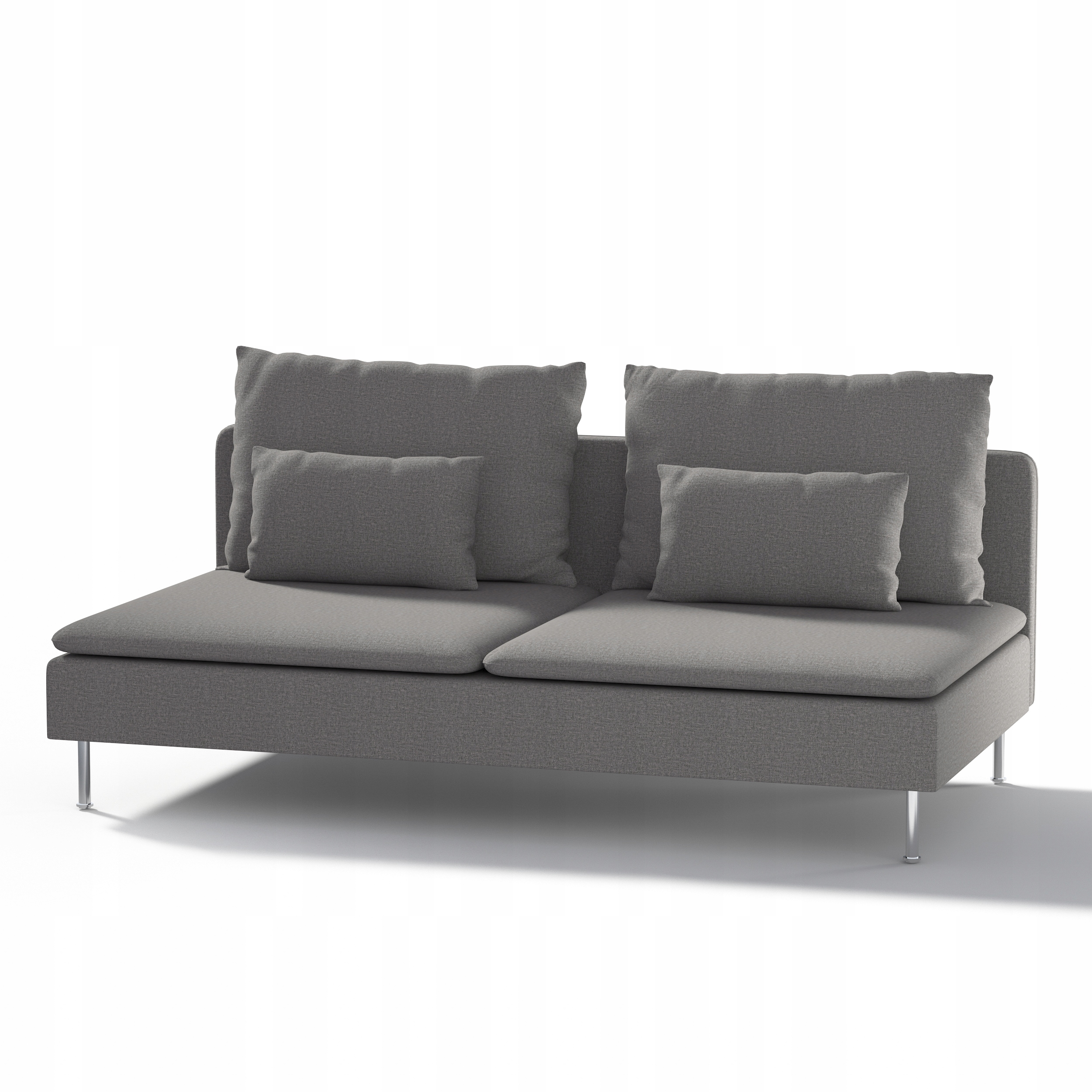 Dekoria Obal na modul Söderhamn 3-místný Ikea šedý