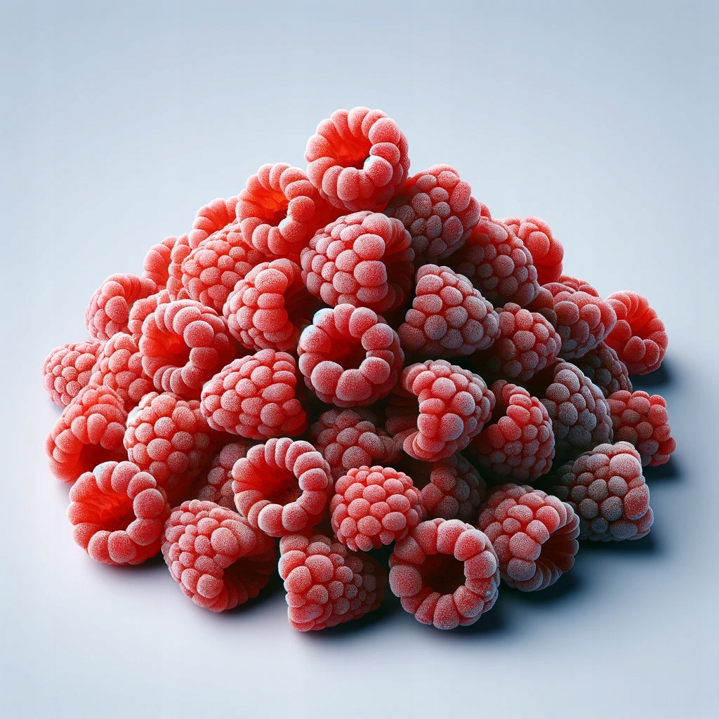 MALINA LIOFILIZOWANA cała maliny liofilizowane całe owoce 50 g klasa A Waga 50 g