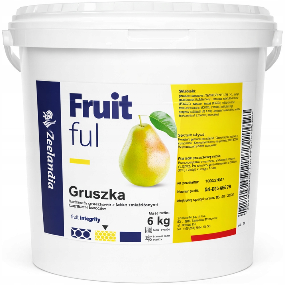 Nadzienie gruszkowe z owocami owoce w żelu gruszka 6kg