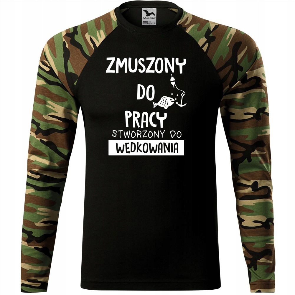 

Męska Koszulka Na Długi Rękaw Moro Wędkowanie