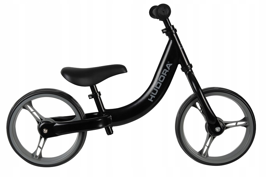 Rowerek biegowy jeździk Hudora Classic Balance Bike 12" Lekki Czarny