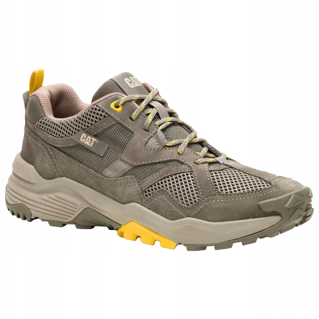 Trekové sportovní boty Cat Footwear Grapple Suede Mesh Worn Brown 44