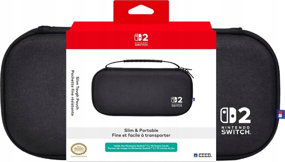 Etui na konsole Slim Tough Pouch do Nintendo Switch 2 Czarne Hori