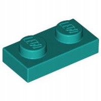 

Lego Płytka 1x2 3023 4218493 Dark Turquoise 1szt N