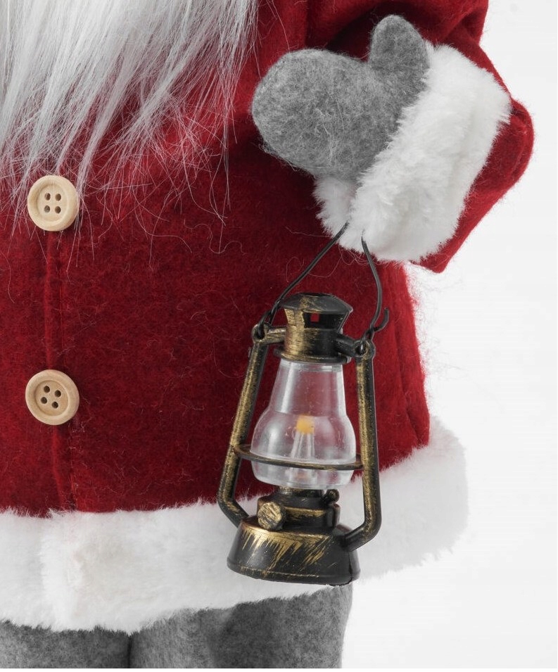 DUŻY MIKOŁAJ ŚWIĄTECZNY STOJĄCY 41cm Rodzaj figurka