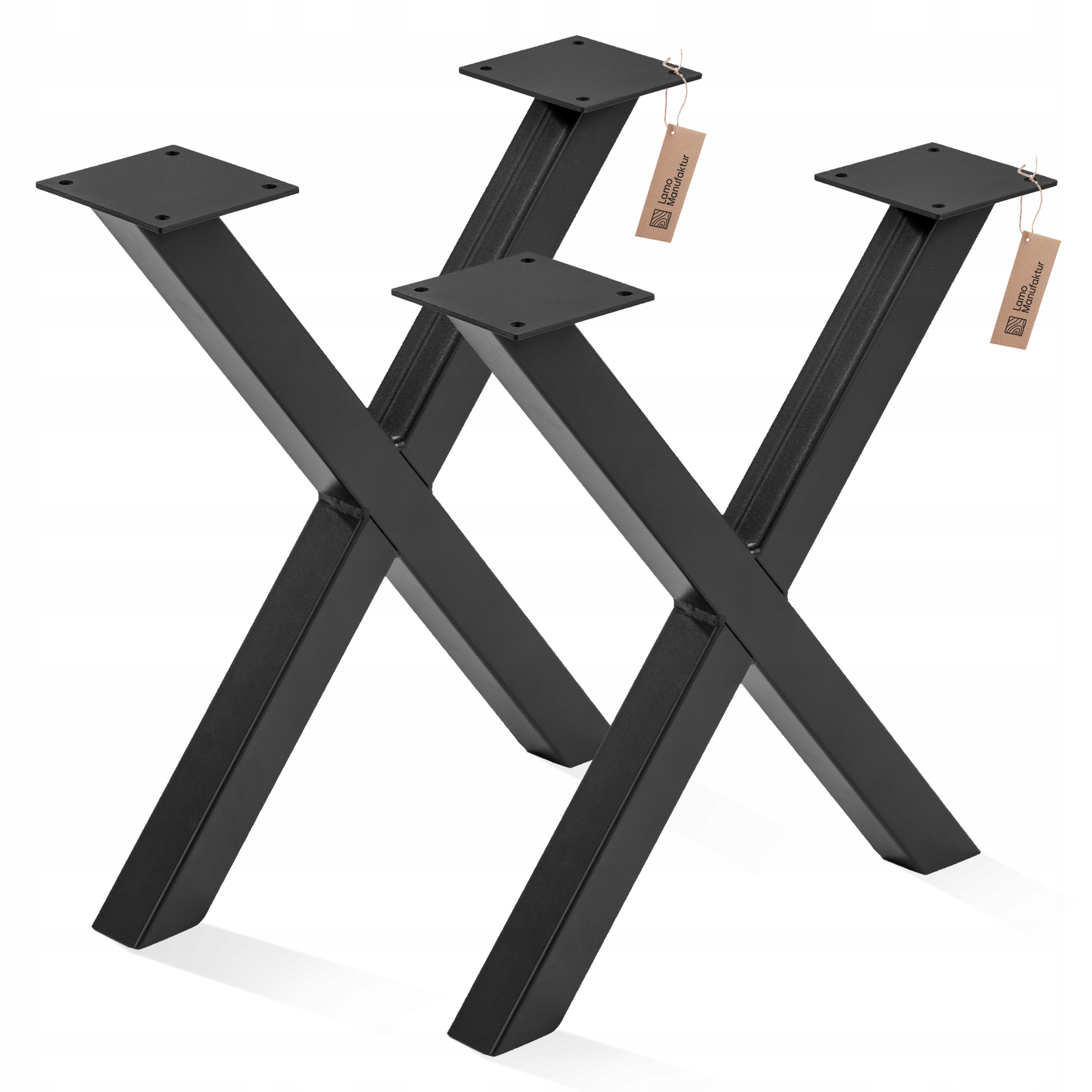 

Stalowe nogi czarne na stolik 30x43 do salonu loft