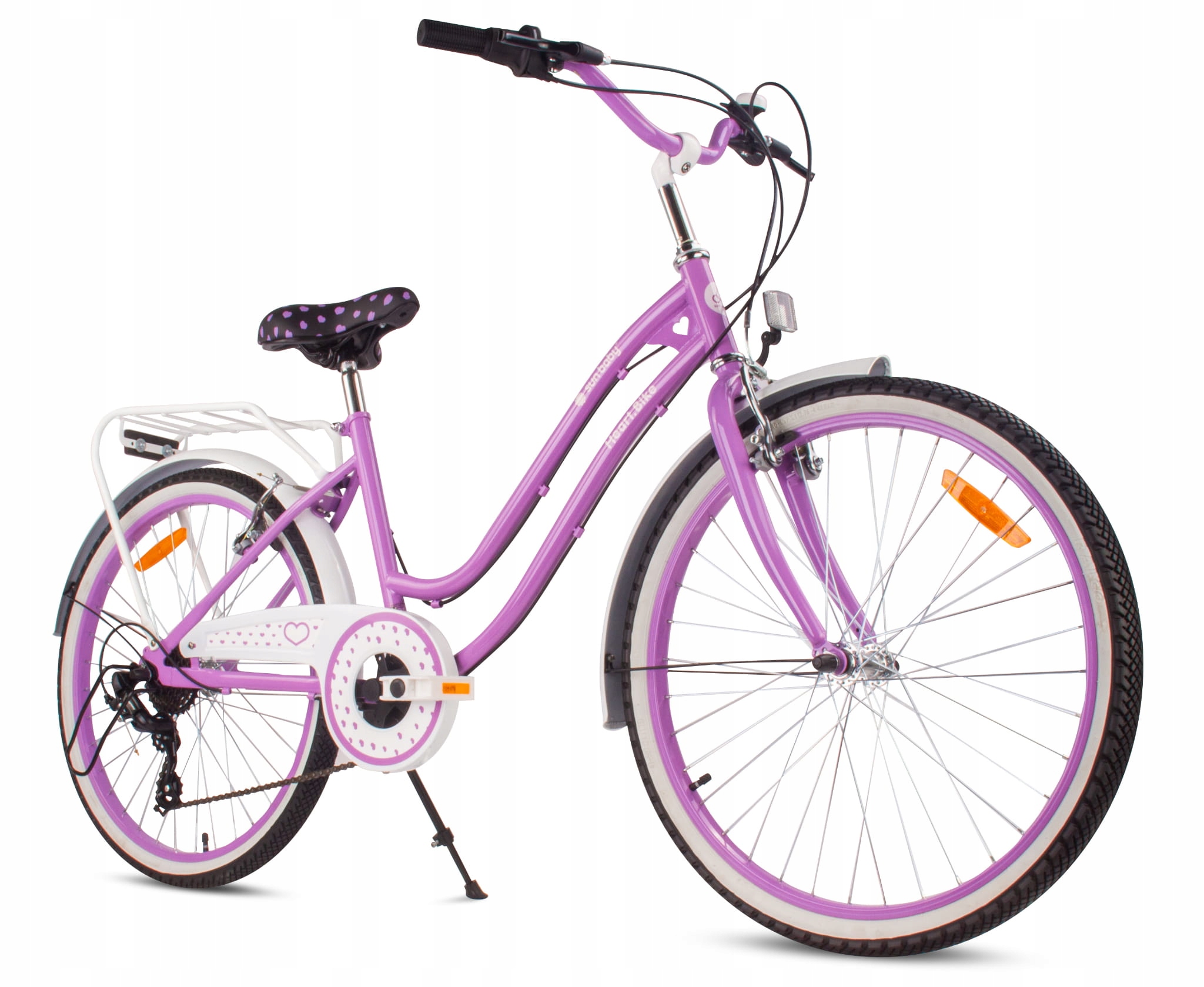 Rower Sun Baby HeartBike24 rama 14,5 cala fioletowy 0301658