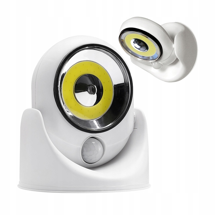 

Lampka Led Cob 360 Na Baterie Z Czujnikiem Ruchu