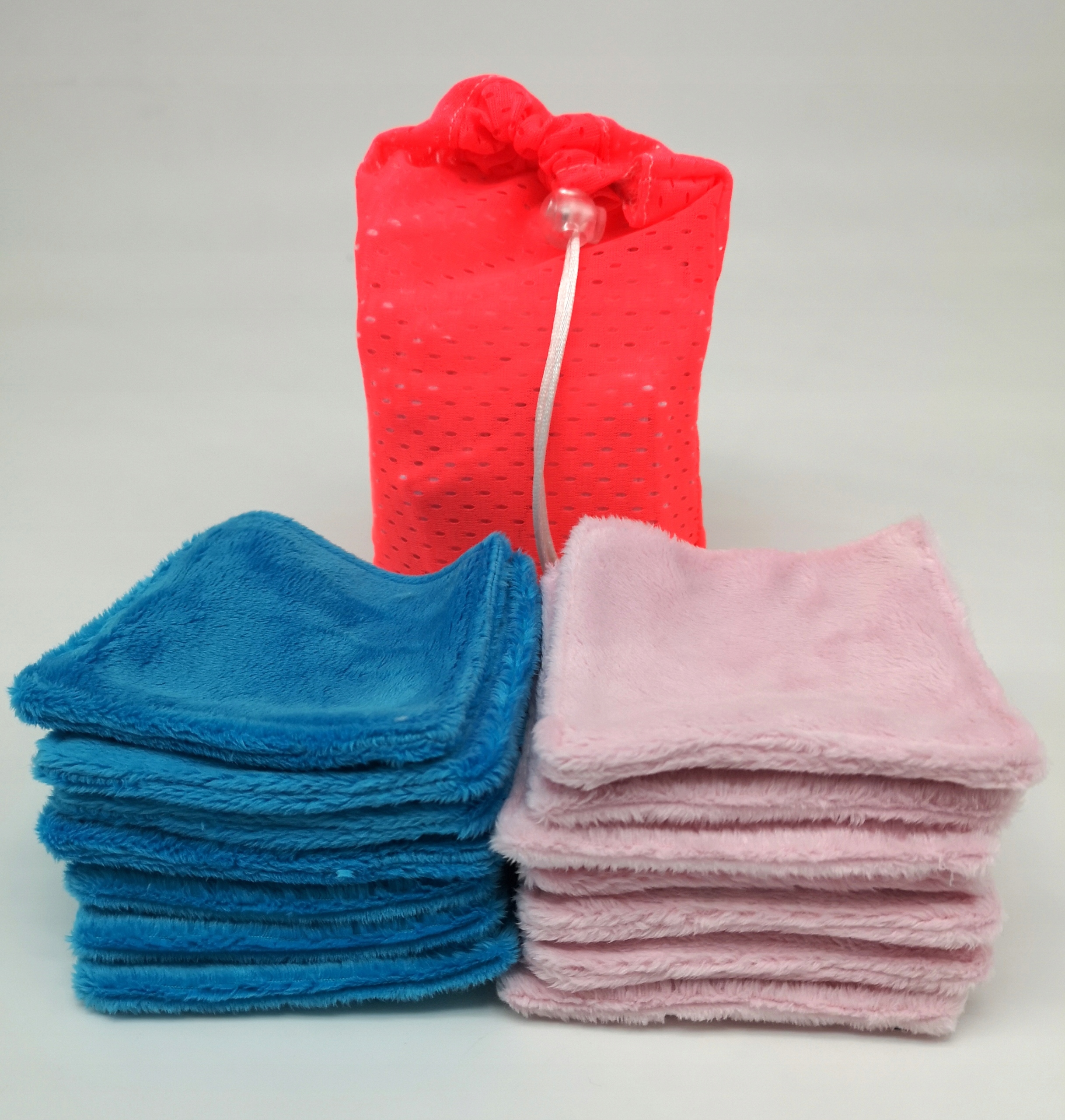 PŁATKI KOSMETYCZNE WACIKI WIELORAZOWE x7 szt płatków woreczek przewiewny Marka UP LiLo