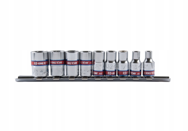 King Tony Zestaw nasadek Calowych 1/4" 9cz 2509SR