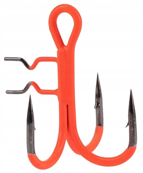 Kotwica Mikado Jaws Vertical Uv Orange Rozmar 3/0 4szt