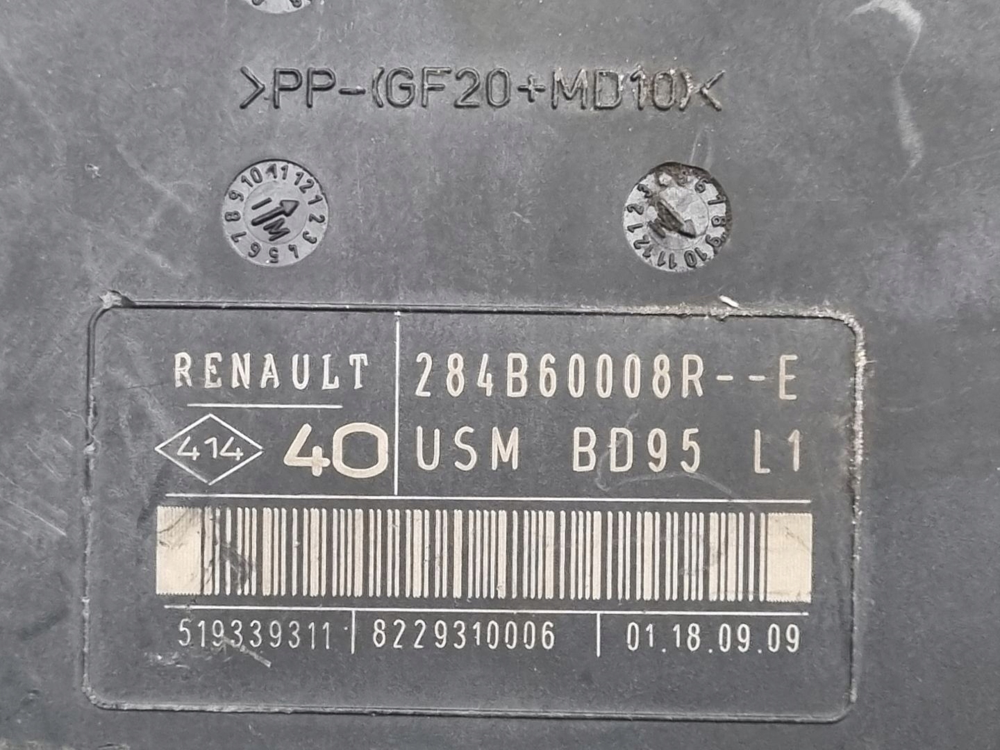 comfort control unit Renault Megane 3 2009 284B60008R