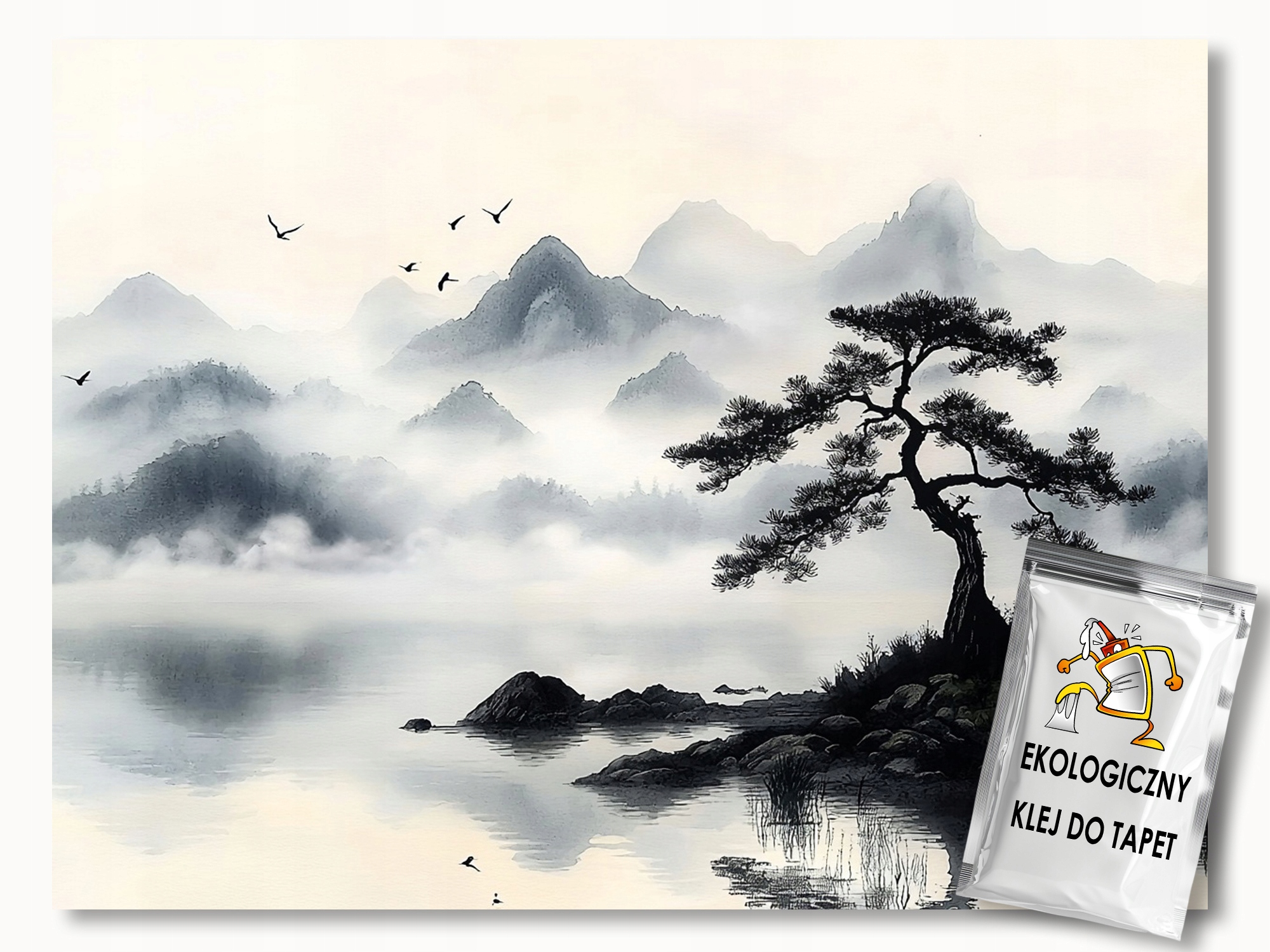 Fototapeta Flizelina Krajina Orient Čína Japonsko Hory Dřevo 400x250 155g
