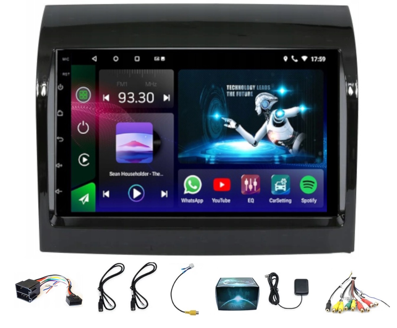RADIO ANDROID USB FIAT DUCATO 2011-2022 RDS 1/16GB