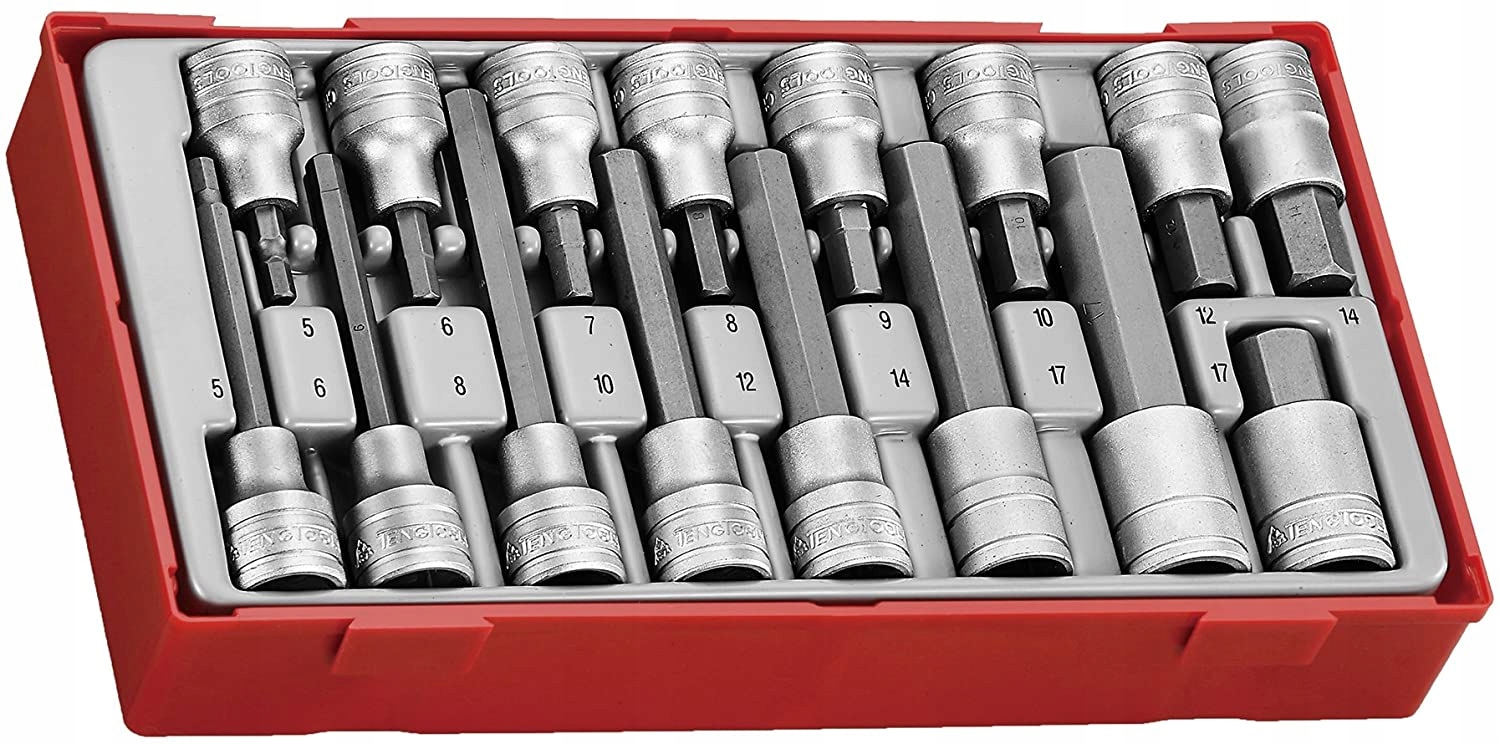 

Zestaw nasadek imbusowych Tengtools TTHEX16 19-ele