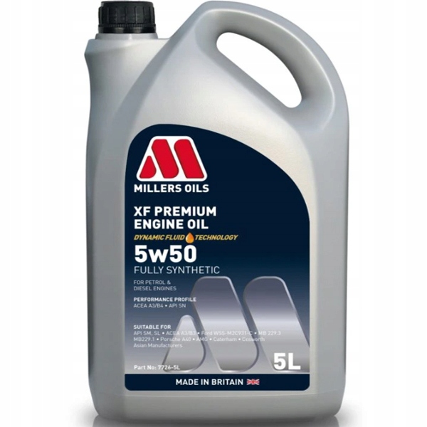Millers Xf Premium 5W50 7726 5L